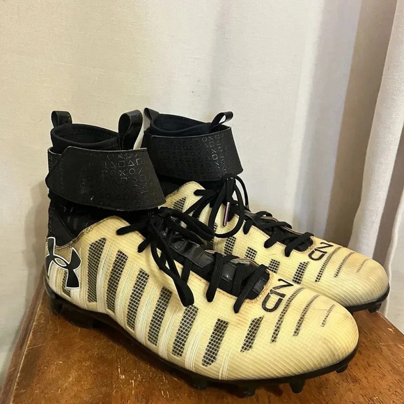 Under Armour CIN MC Limited Edition‎ football cleats SZ 9 Iridescent Ankle Strap - Picture 13 of 13